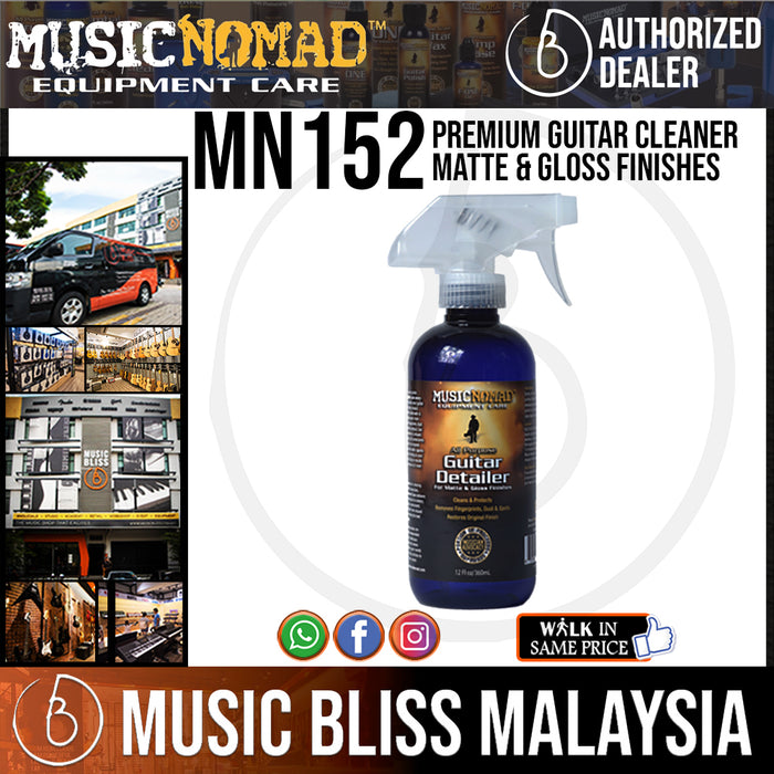 Music Nomad MN152 Premium Guitar Cleaner for Matte and Gloss Finishes, 12 oz. (MN-152) - Music Bliss Malaysia