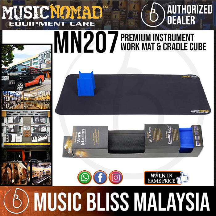 Music Nomad MN207 Premium Instrument Work Mat and Cradle Cube Neck Support (MN-207) - Music Bliss Malaysia