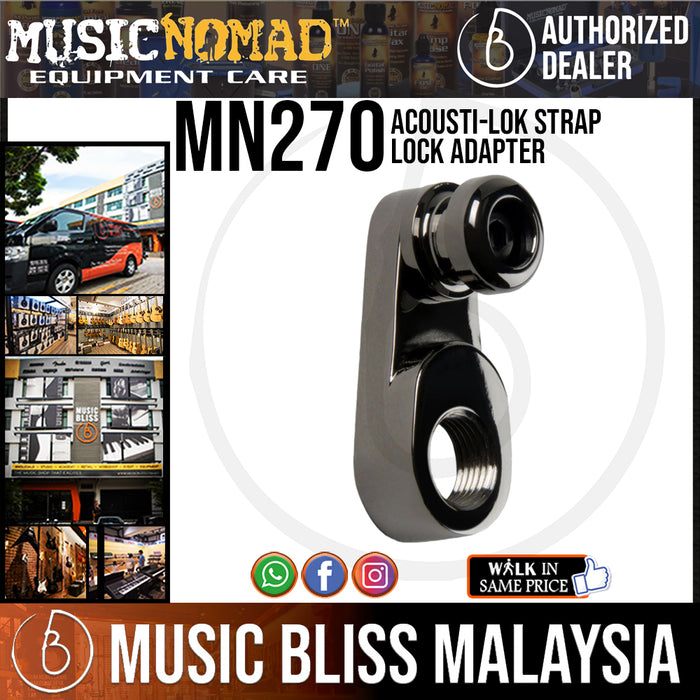 Music Nomad MN270 AcoustiLok Strap Lock Adapter for Standard Output