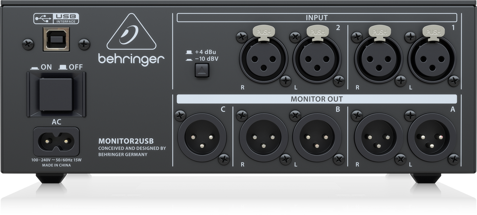 Behringer MONITOR2USB Monitor Controller - Music Bliss Malaysia
