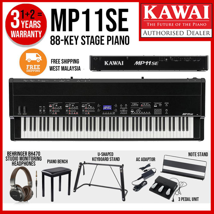 Kawai MP11SE 88-key Professional Stage Piano - Music Bliss Malaysia