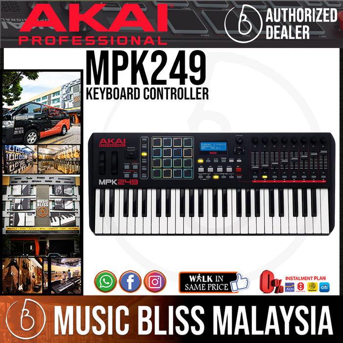 Akai Professional MPK249 Keyboard Controller (MPK-249) - Music Bliss Malaysia