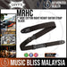 Levy's MRHCBLK 2" Wide Cotton Right Height Guitar Strap - Black - Music Bliss Malaysia