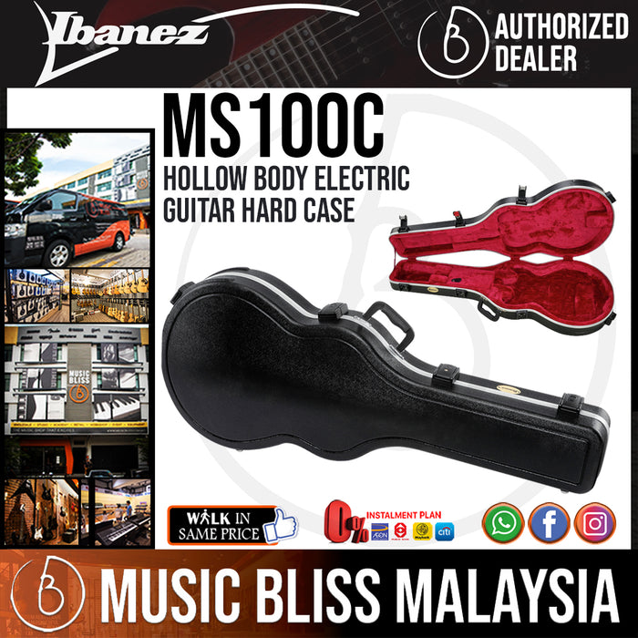 Ibanez MS100C Hollow Body Electric Guitar Hard Case - Music Bliss Malaysia