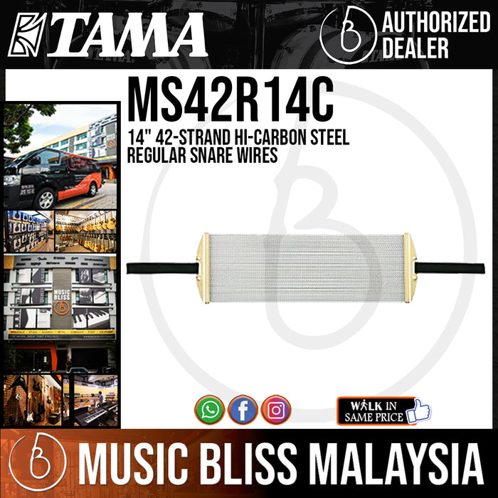 Tama MS42R14C 14" 42-strand Hi-Carbon Steel Regular Snare Wires - Music Bliss Malaysia