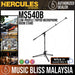 Hercules MS540B Low-Profile Tripod Microphone Boom Stand - Music Bliss Malaysia