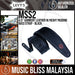 Levy's MSS2 4.5" Garment Leather w/Heavy Padding Bass Strap - Black - Music Bliss Malaysia