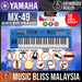 Yamaha MX-49 49-Key Music Synthesizer 12 in 1 Complete Package - Blue - Music Bliss Malaysia