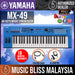 Yamaha MX-49 49-Key Music Synthesizer with MIDI Cable - Blue (MX49 / MX 49) - Music Bliss Malaysia