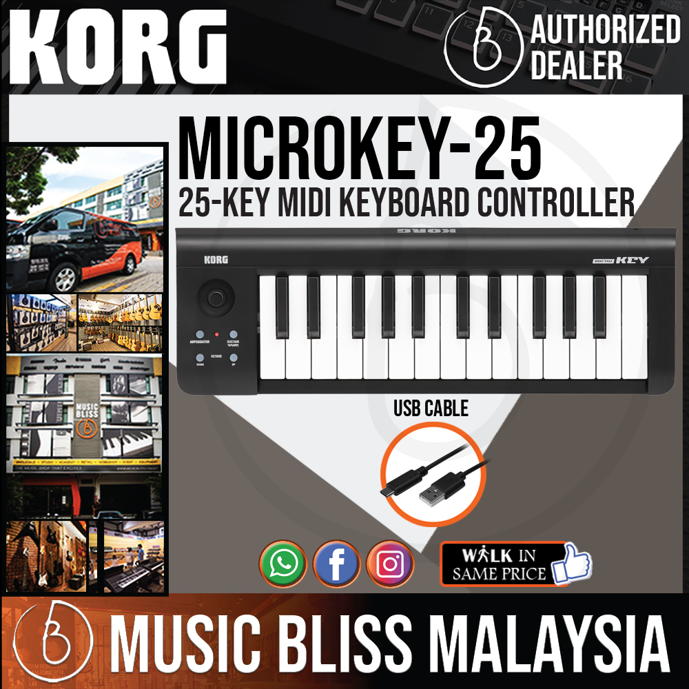 Korg microKEY 25 USB Powered Keyboard Music Bliss Malaysia