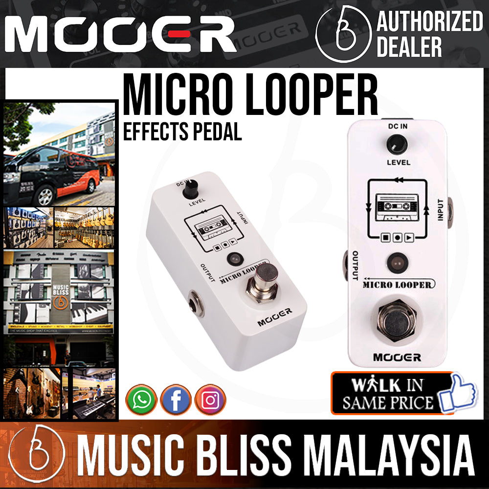MOOER Micro Looper Effet guitare