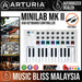 Arturia MiniLab MkII 25 Slim-key Controller - White (MK2) - Music Bliss Malaysia