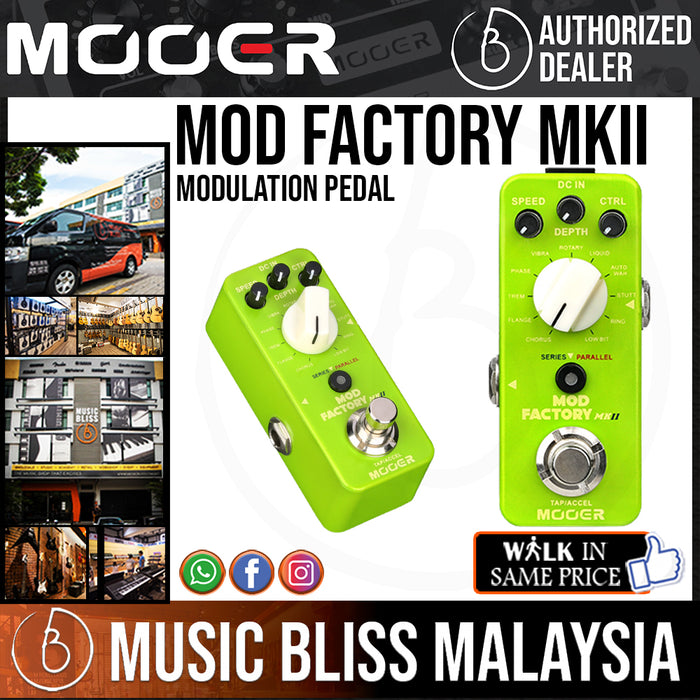 Mooer Mod Factory MKII Modulation Pedal - Music Bliss Malaysia