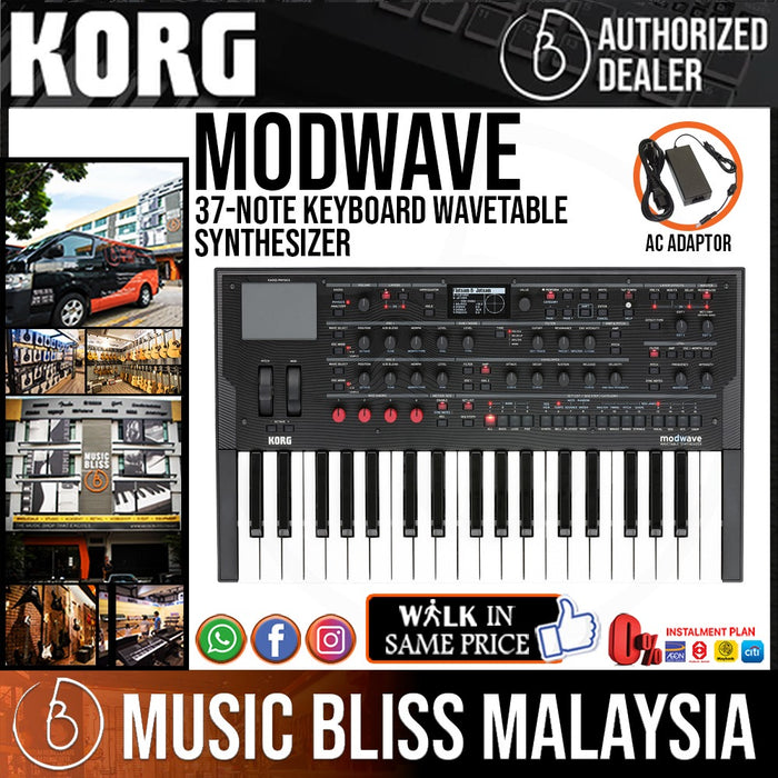Korg Modwave Wavetable Synthesizer with 0% Instalment - Music Bliss Malaysia