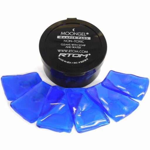 RTOM Moongel Drum Damper Pads - Blue - Music Bliss Malaysia