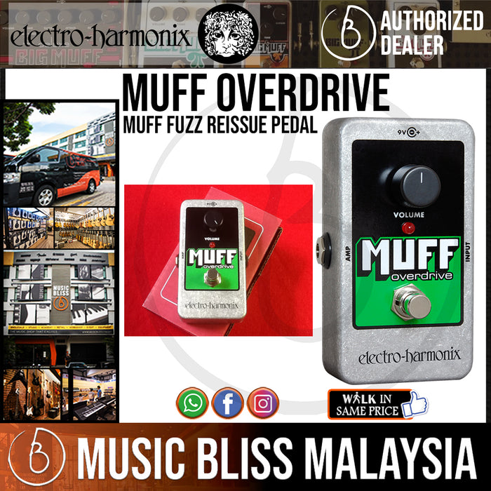 Electro Harmonix Muff Overdrive, Muff Fuzz Reissue Pedal (Electro-Harmonix / EHX) - Music Bliss Malaysia
