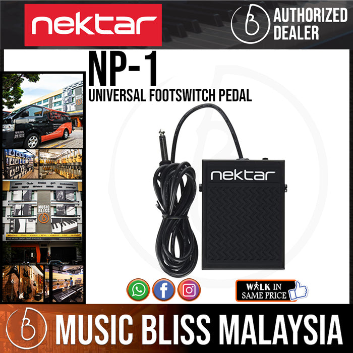 Nektar NP-1 Universal Footswitch Pedal (NP1) - Music Bliss Malaysia
