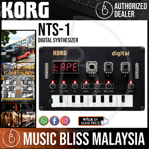 Korg nutekt NTS-1 Digital Synthesizer (NTS1/NTS 1) - Music Bliss Malaysia