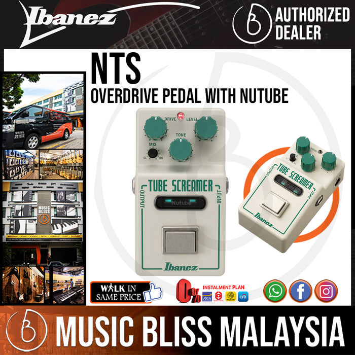 Ibanez Nu Tubescreamer Overdrive Pedal with Nutube - Music Bliss Malaysia