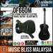 Journey Instruments OF660M 6-string Acoustic-electric Travel Guitar with Carbon Fiber Top - Black Matte - Music Bliss Malaysia