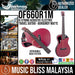 Journey Instruments OF660R1M 6-string Acoustic-electric Travel Guitar with Carbon Fiber Top - Burgundy Matte - Music Bliss Malaysia