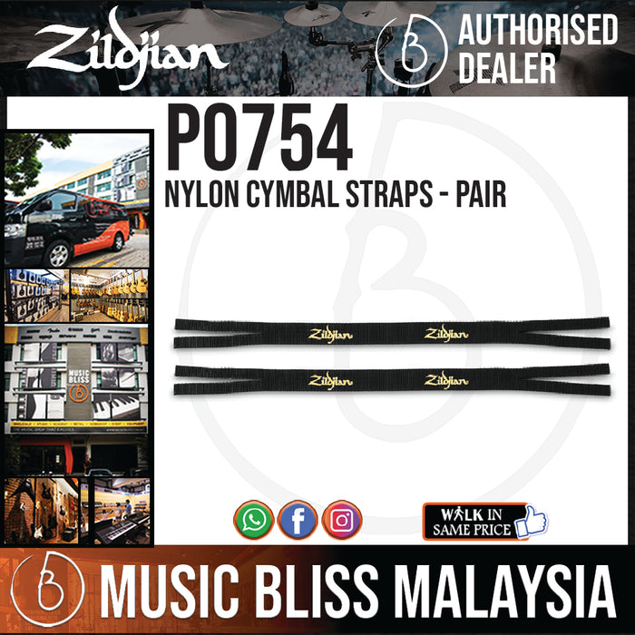 Zildjian Nylon Cymbal Straps - Pair (P0754) - Music Bliss Malaysia