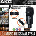 AKG P 4 Cardioid Dynamic Instrument Microphone (P4) *Crazy Sales Promotion* - Music Bliss Malaysia