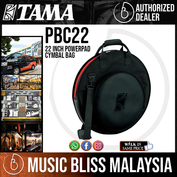 Tama PBC22 22 inch PowerPad Cymbal Bag (PBC-22/PBC 22) - Music Bliss Malaysia
