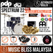PDP by DW Spectrum Series 5-piece Shell Pack with MEINL Cymbal Set - 22" Kick - Music Bliss Malaysia