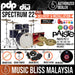 PDP by DW Spectrum Series 5-piece Shell Pack with PAISTE PST 3 Cymbal Set - 22" Kick - Music Bliss Malaysia