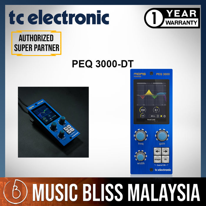 TC Electronic PEQ 3000-DT Desktop-controlled Plug-in (PEQ 3000 / PEQ3000-DT) - Music Bliss Malaysia