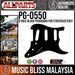 ALLPARTS PG-0550-023 Black Pickguard for Stratocaster® - 8 Hole (PG0550023) - Music Bliss Malaysia