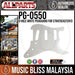 ALLPARTS PG-0550-025  8 Hole White Pickguard for Stratocaster® (PG0550025) - Music Bliss Malaysia