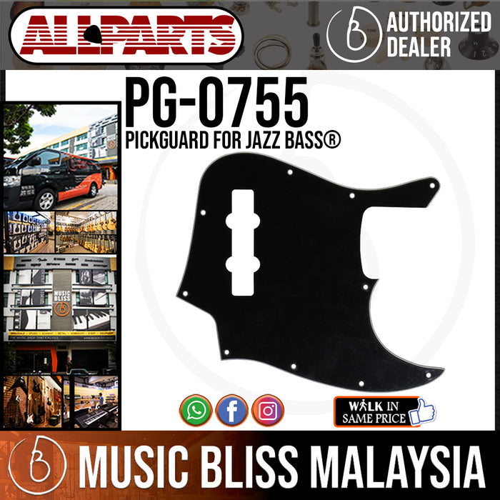ALLPARTS PG-0755-034  Pickguard for Jazz Bass® (PG0755034) - Music Bliss Malaysia