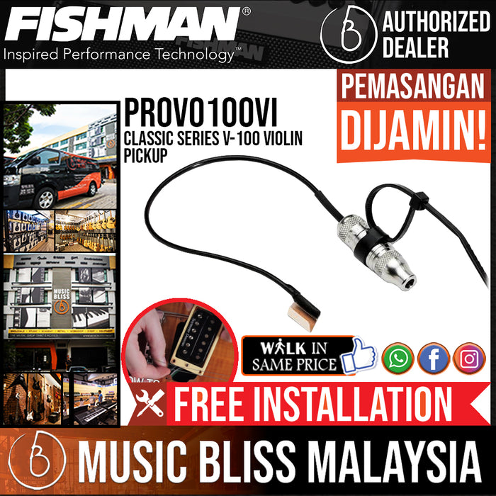 Fishman Classic Series V-100 Violin Pickup - Music Bliss Malaysia