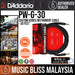 D'Addario PW-G-30 Custom Series Instrument Cable - 30 feet - Music Bliss Malaysia