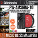 D'Addario PW-AMSGRA-10 American Stage Instrument Cable - 10 feet Straight to Right Angle - Music Bliss Malaysia