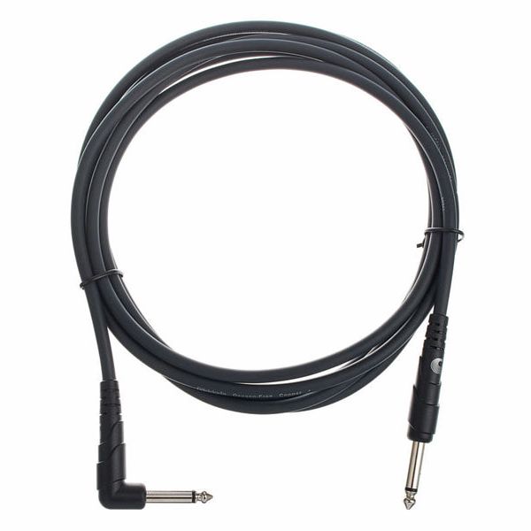 D'Addario PW-CGTRA-10 Classic Series Right-angle Instrument Cable - 10 Feet - Music Bliss Malaysia