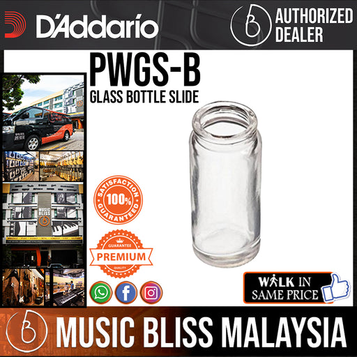 D'Addario PWGS-B Glass Bottle Slide - Music Bliss Malaysia