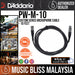 D'Addario PW-M-10 Custom Series Microphone Cable - 10 feet - Music Bliss Malaysia
