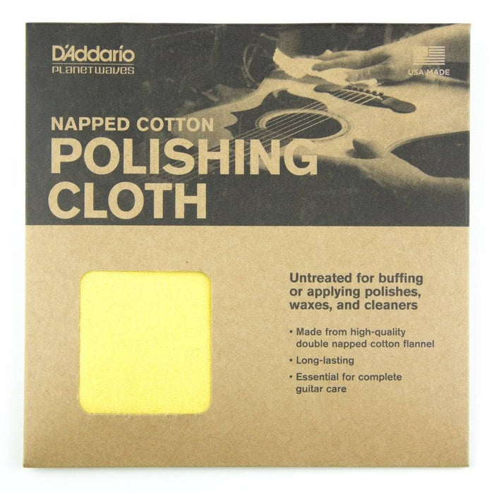 D'Addario PWPC2 Untreated Guitar Polish Cloth - Music Bliss Malaysia