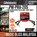 D'Addario PW-PRA-205 Custom Series Patch Cable, Right Angle, 6 inch - Music Bliss Malaysia