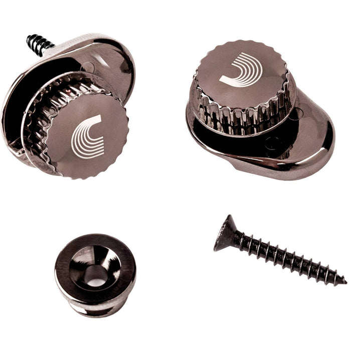 D'Addario PW-SLS-01 Universal Strap Lock System - Black - Music Bliss Malaysia