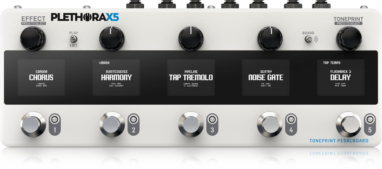 TC Electronic PLETHORA X5 TonePrint Multi-FX Pedalboard *Crazy Sales Promotion* - Music Bliss Malaysia
