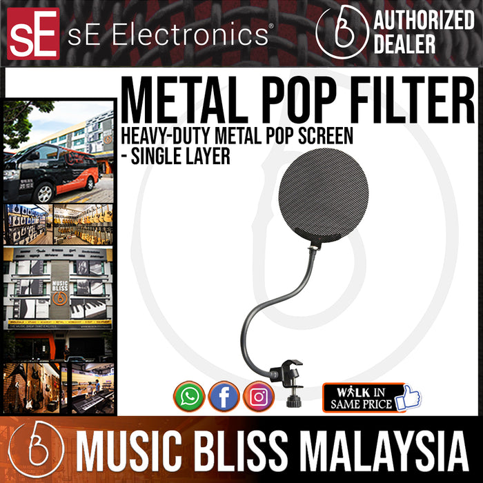 SE Electronics Metal Pop Filter - Music Bliss Malaysia