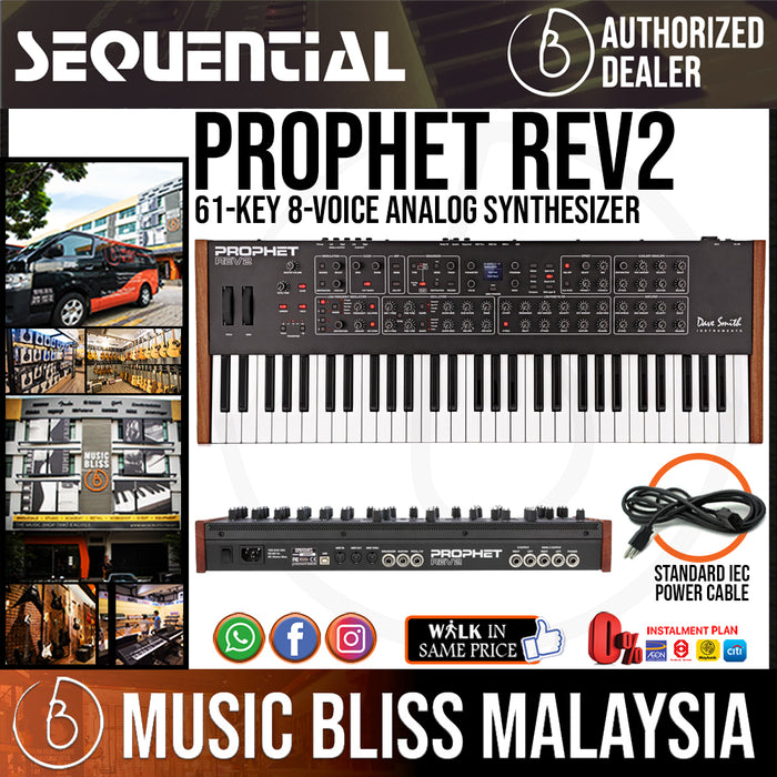 Sequential Prophet Rev2-08 8-voice Analog Synthesizer - Music Bliss Malaysia