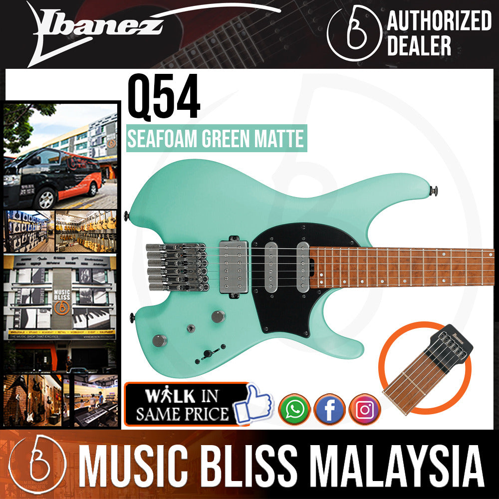 Ibanez Q54 Q Series Headless Electric Guitar - Sea Foam Green (Q54-SFM ...