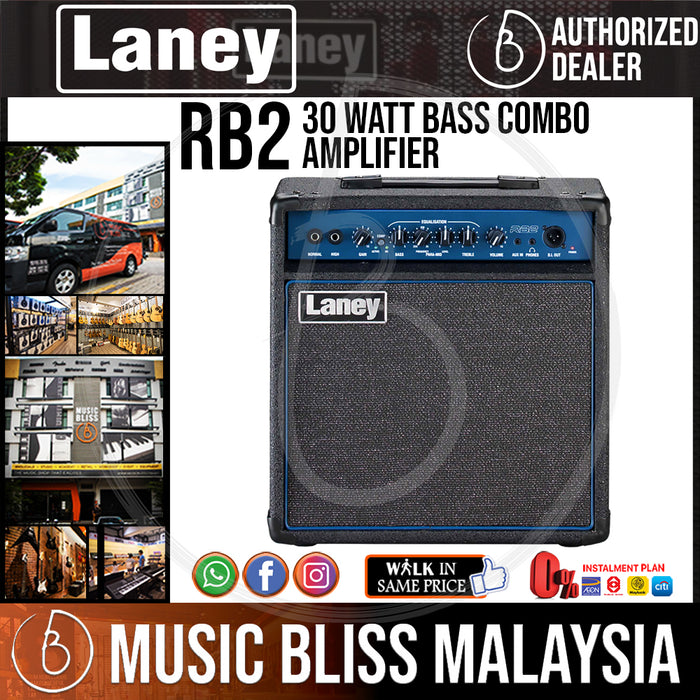 Laney RB2 30-watt Bass Combo Amplifier (RB-2) - Music Bliss Malaysia