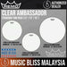 Remo Clear Ambassador Standard Tom Pack (12''/13''/16'') - Music Bliss Malaysia