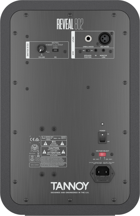 Tannoy Reveal 802 8-inch Powered Studio Monitor - Music Bliss Malaysia